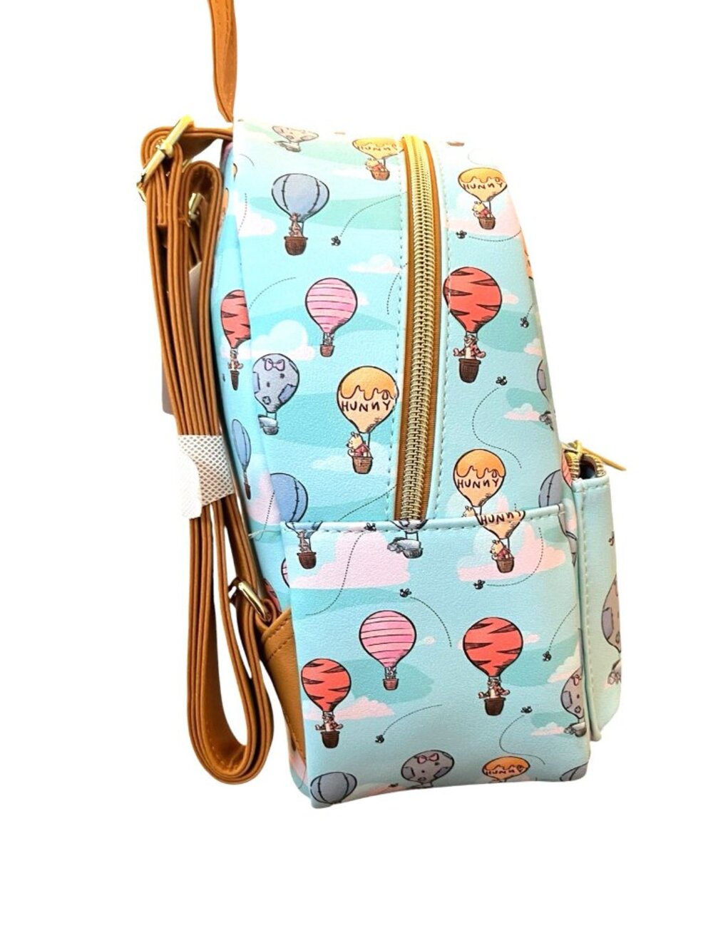 Loungefly Disney Winnie The Pooh Hot Air Balloons Mini Backpack AOP Hunny NWT - Picture 3 of 5